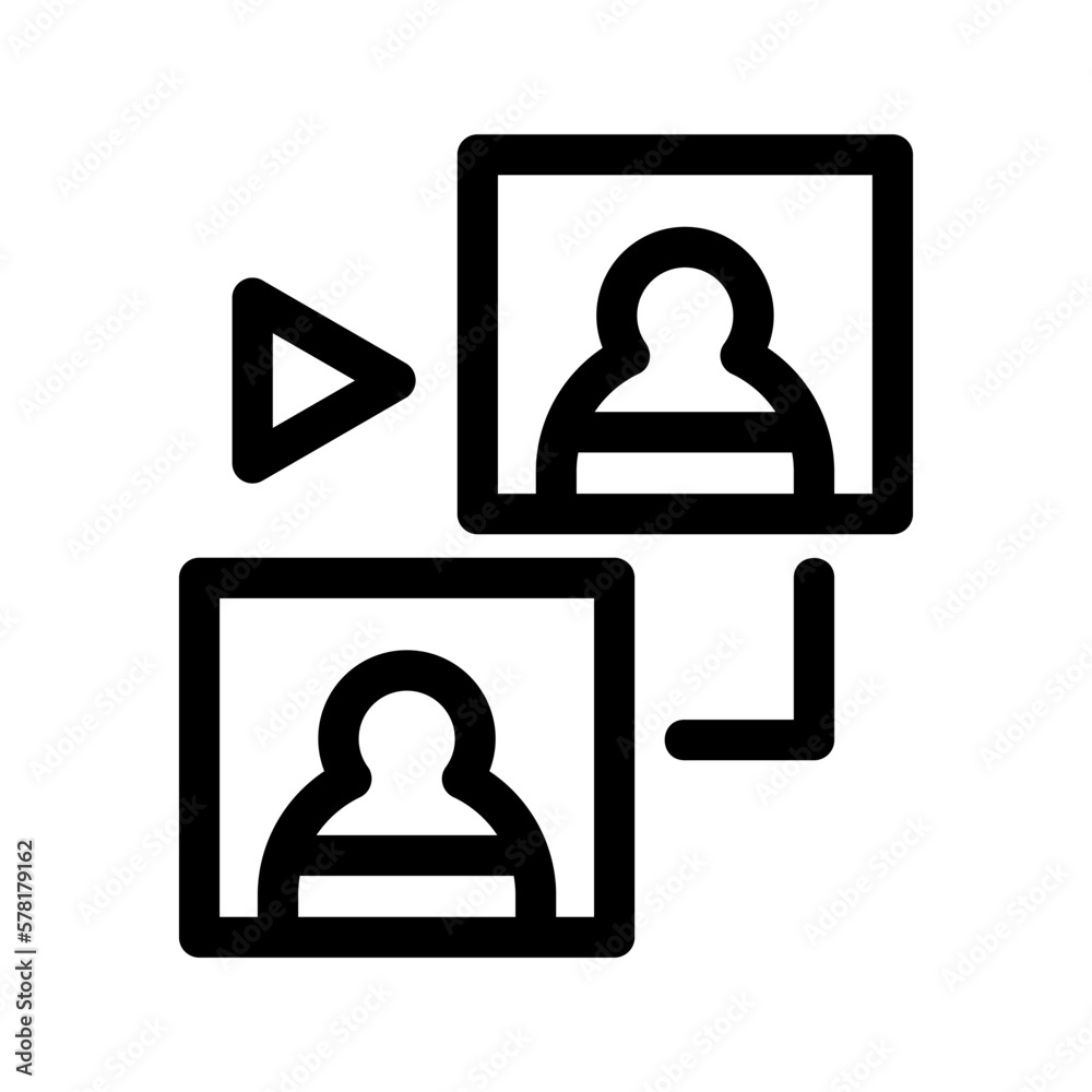 video chat icon or logo isolated sign symbol vector illustration - high-quality black style vector icons
video chat icon or logo isolated sign symbol vector illustration - high-quality black style vector icons