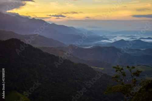 sunset in the mountains © Binuraj