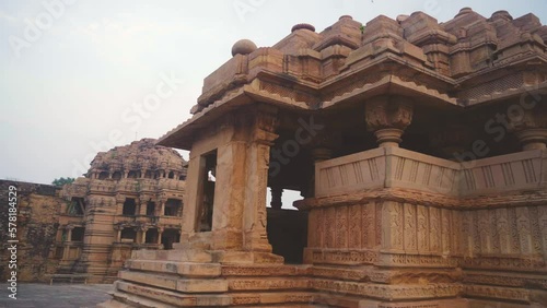 Beautiful VIshnu Temples at Gwalior Fort photo