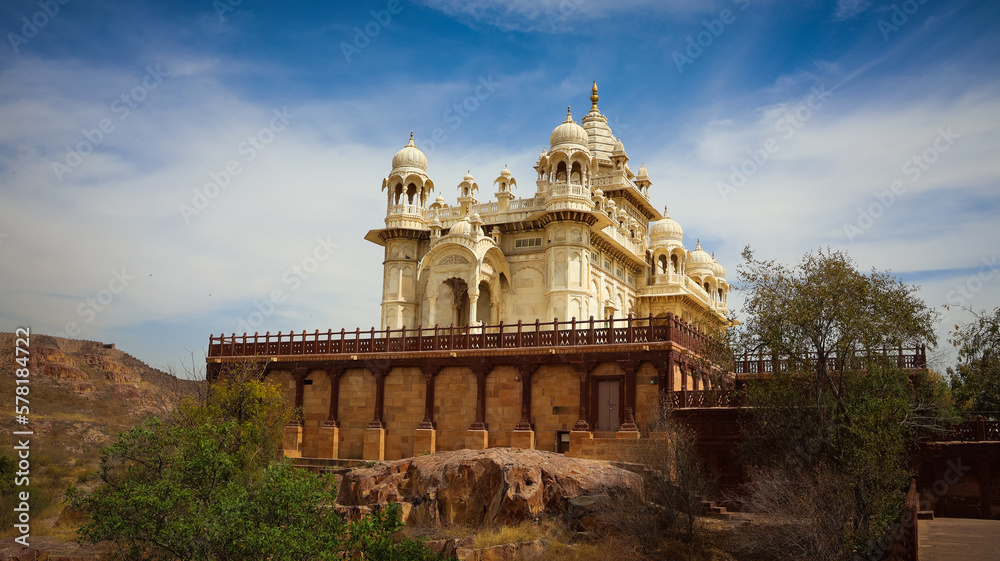 Jodhpur, Rajasthan, India 2nd March 2023 The Jaswant Thada is a