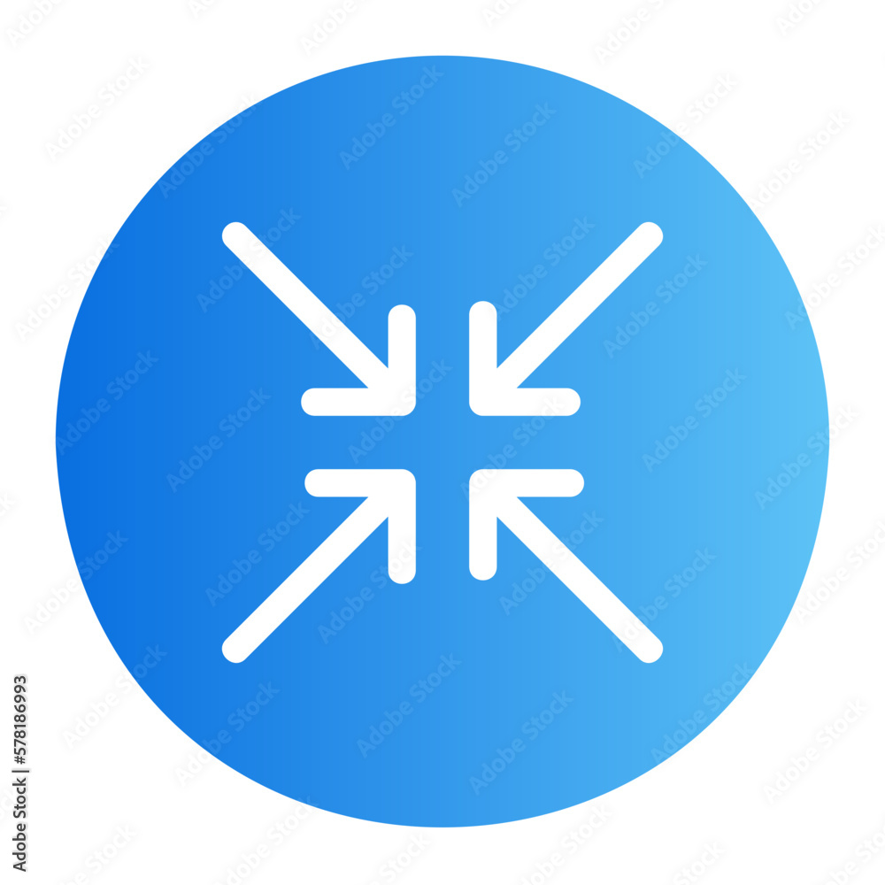 Fototapeta premium minimize gradient icon