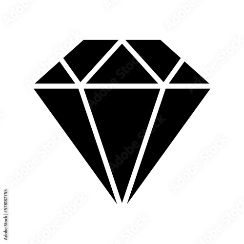 diamond icon or logo isolated sign symbol vector illustration - high quality black style vector icons 