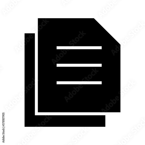 documents icon or logo isolated sign symbol vector illustration - high quality black style vector icons
