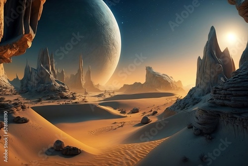 Sci-fi/Fantasy Landscape Dune II