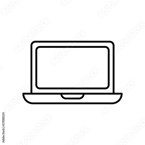 Laptop icon vector design templates on white background