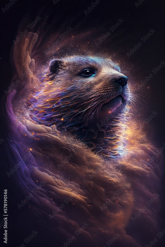 Beautiful Artistic Spiraling Galaxies and Iridescent Nebulae in ...