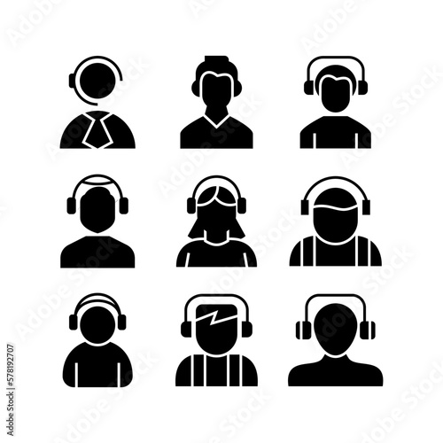 telemarketing icon or logo isolated sign symbol vector illustration - high quality black style vector icons

