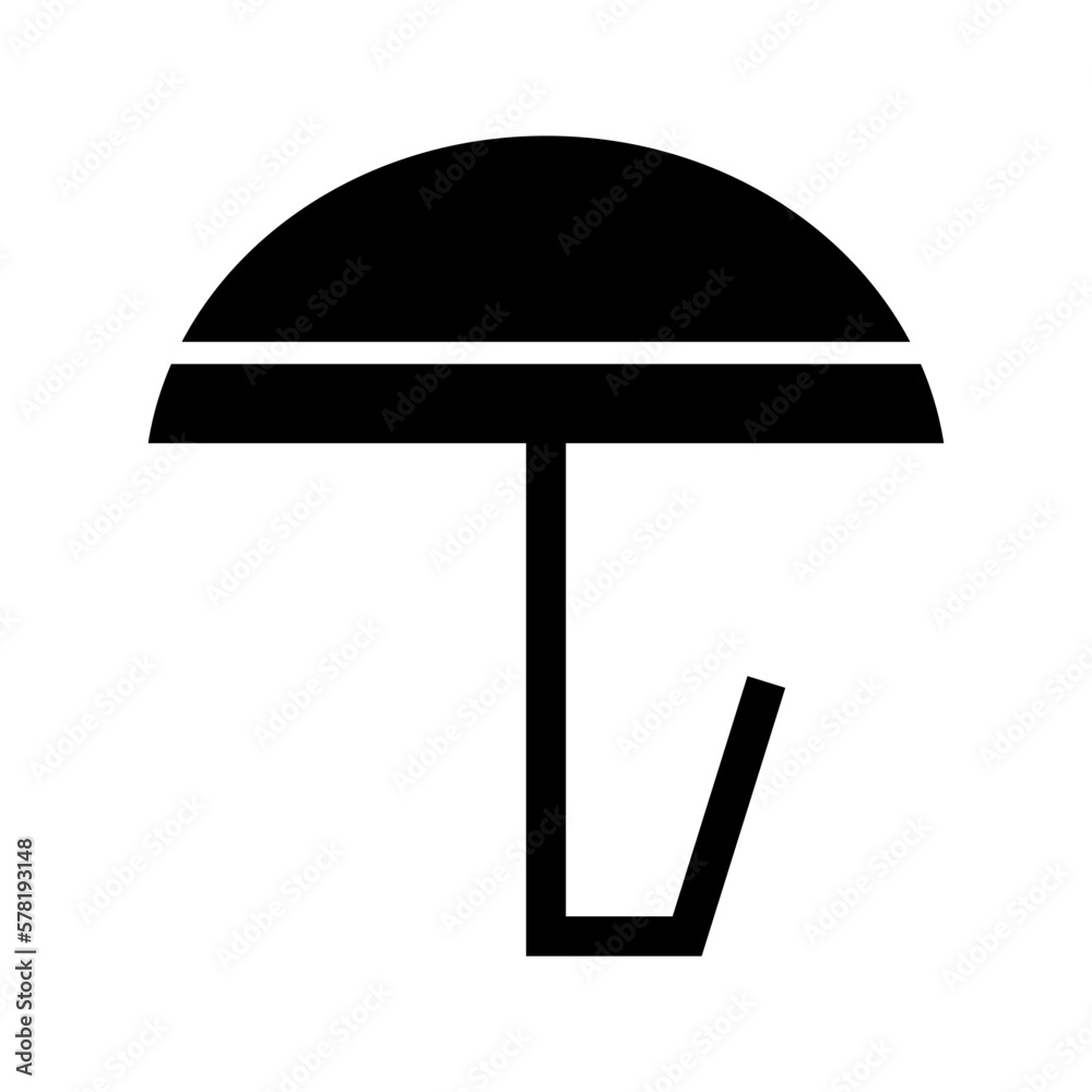umbrella icon or logo isolated sign symbol vector illustration - high quality black style vector icons
