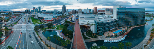 Long Beach Pike, hotel and Convention center walkway
