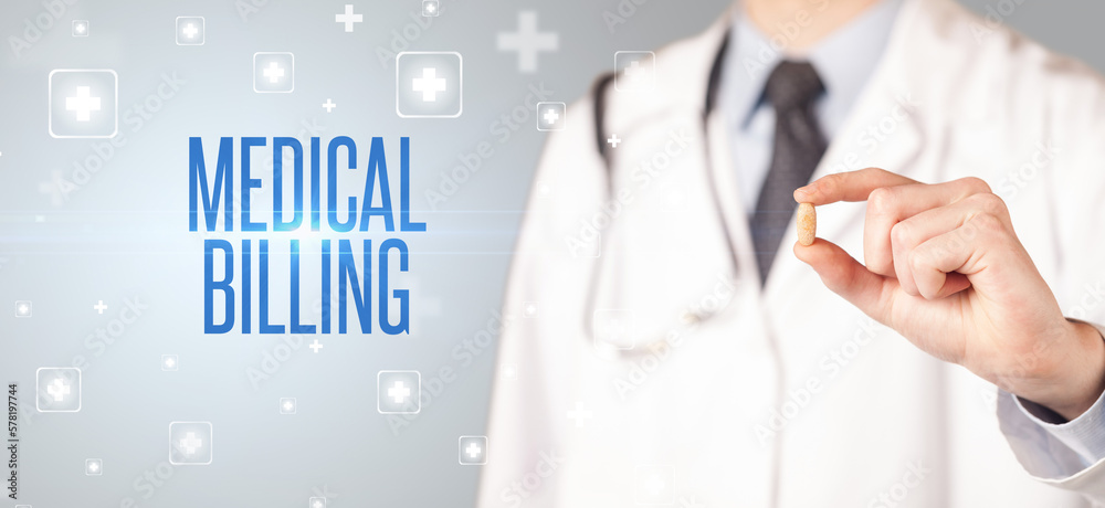 Close-up of a doctor giving a pill Close-up of a doctor giving a pill
