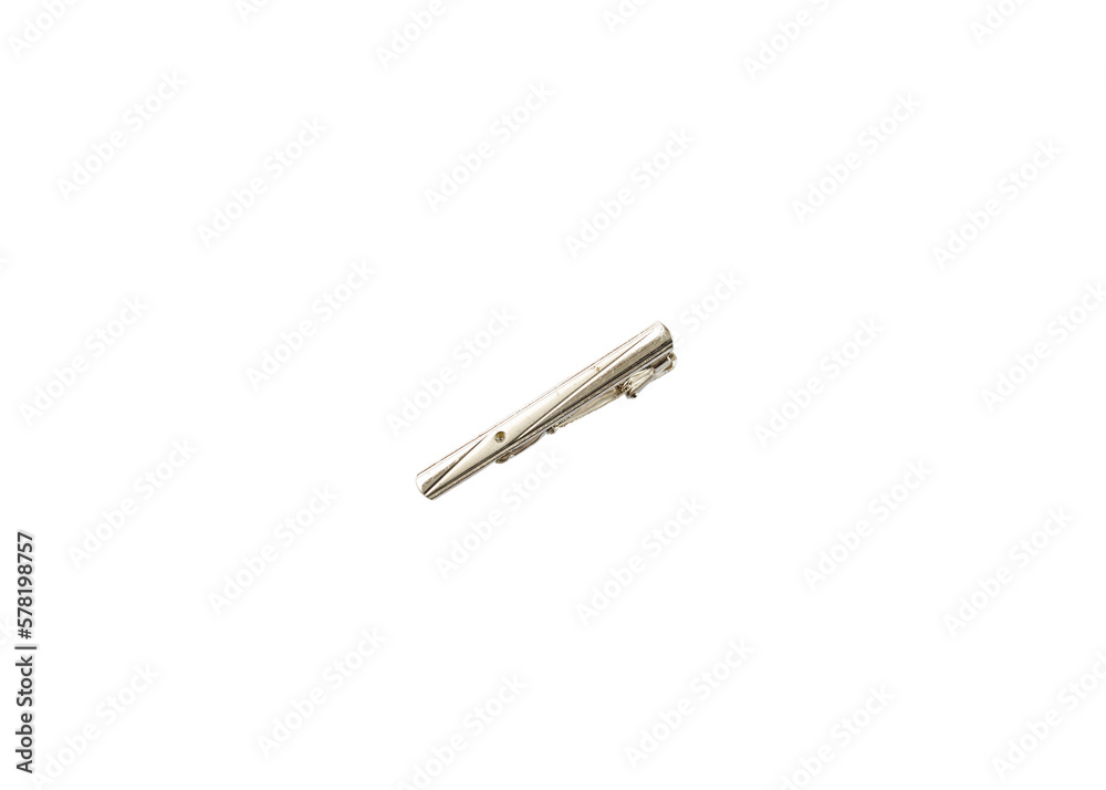 Tie pin isolated on white background Tie pin isolated on white background