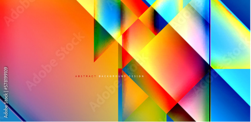 Dynamic bright lines abstract background, stripes with fluid colors, liquid gradients. Vector Illustration For Wallpaper, Banner, Background, Card, Book Illustration, landing page