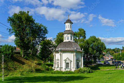Sergiev Posad, Russia - August 18, 2020: Chapel of Paraskeva Friday