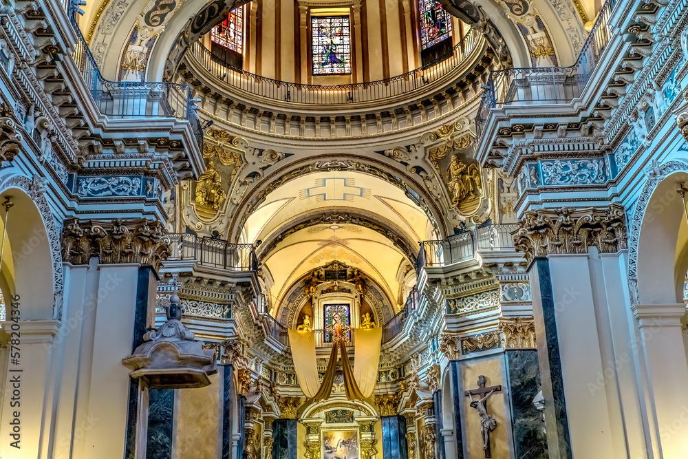Basilica Altar Dome Cathedral Nice France