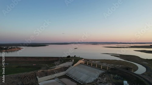 Aerial footage of Emerald and Fairbairn Dam Central Queensland Australia
 photo