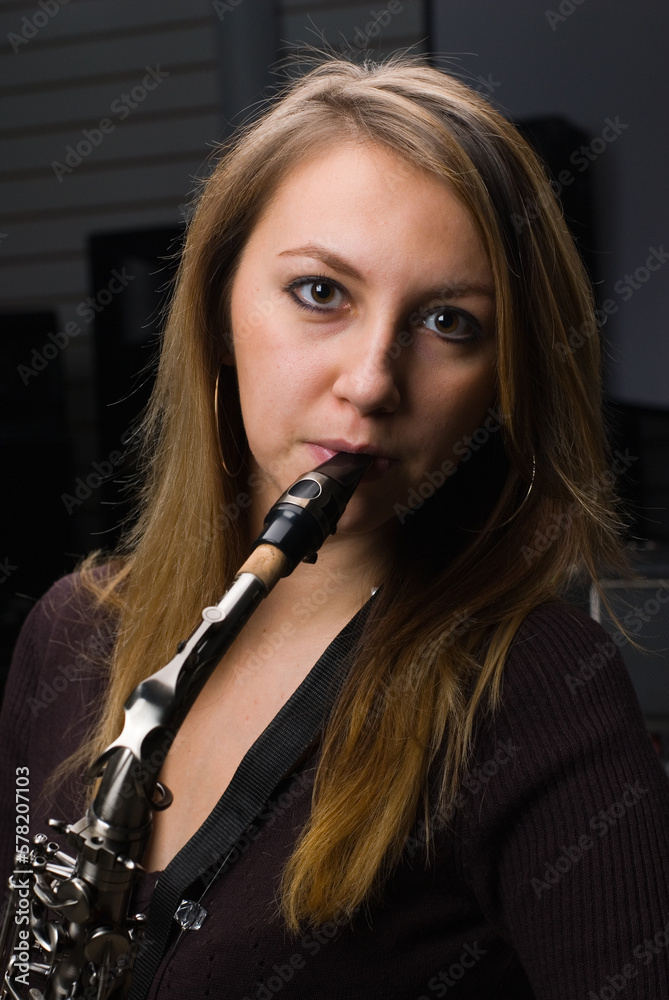 Woman at concert Woman at concert