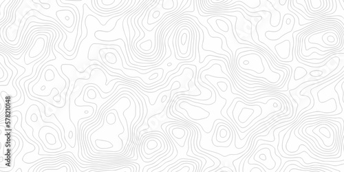 Topographic map. Geographic mountain relief. Abstract lines background. Contour maps. Vector illustration, Topo contour map on white background, Topographic contour lines vector map seamless pattern.