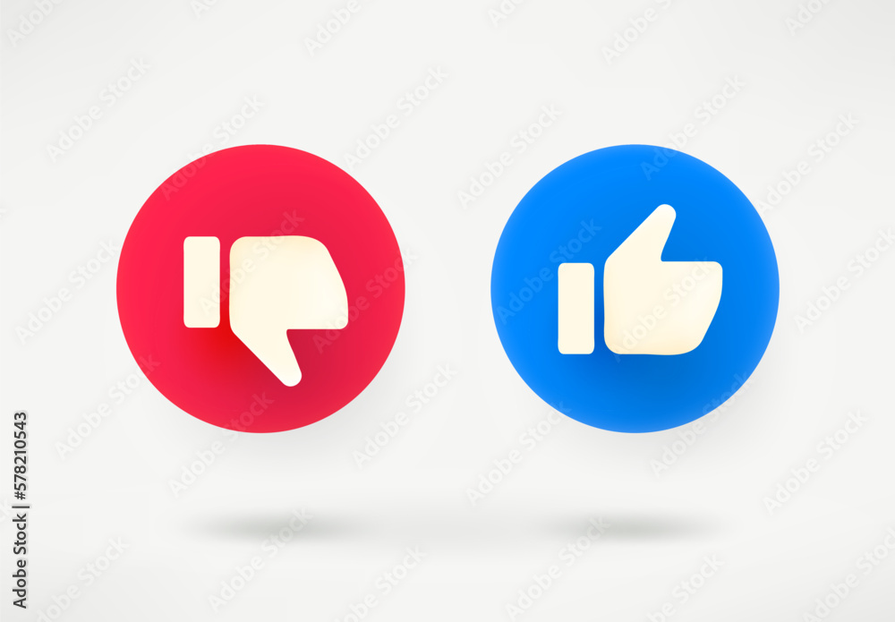 Social media icons isolated on white background. 3d vector illustration Social media icons isolated on white background. 3d vector illustration