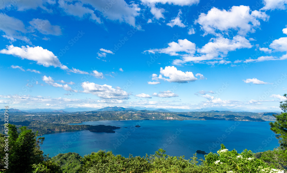 lake and clouds