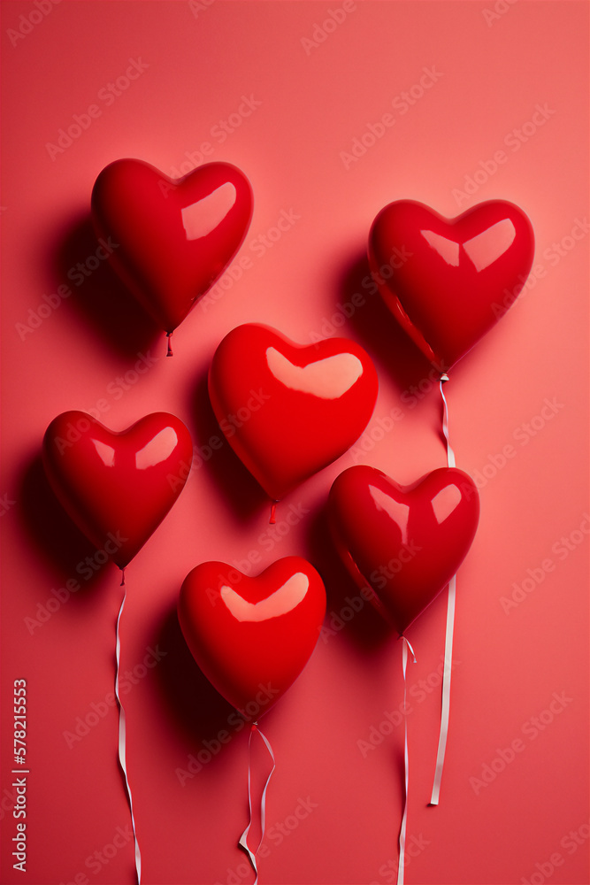 Vibrant Heart Illustration for Valentine's Day