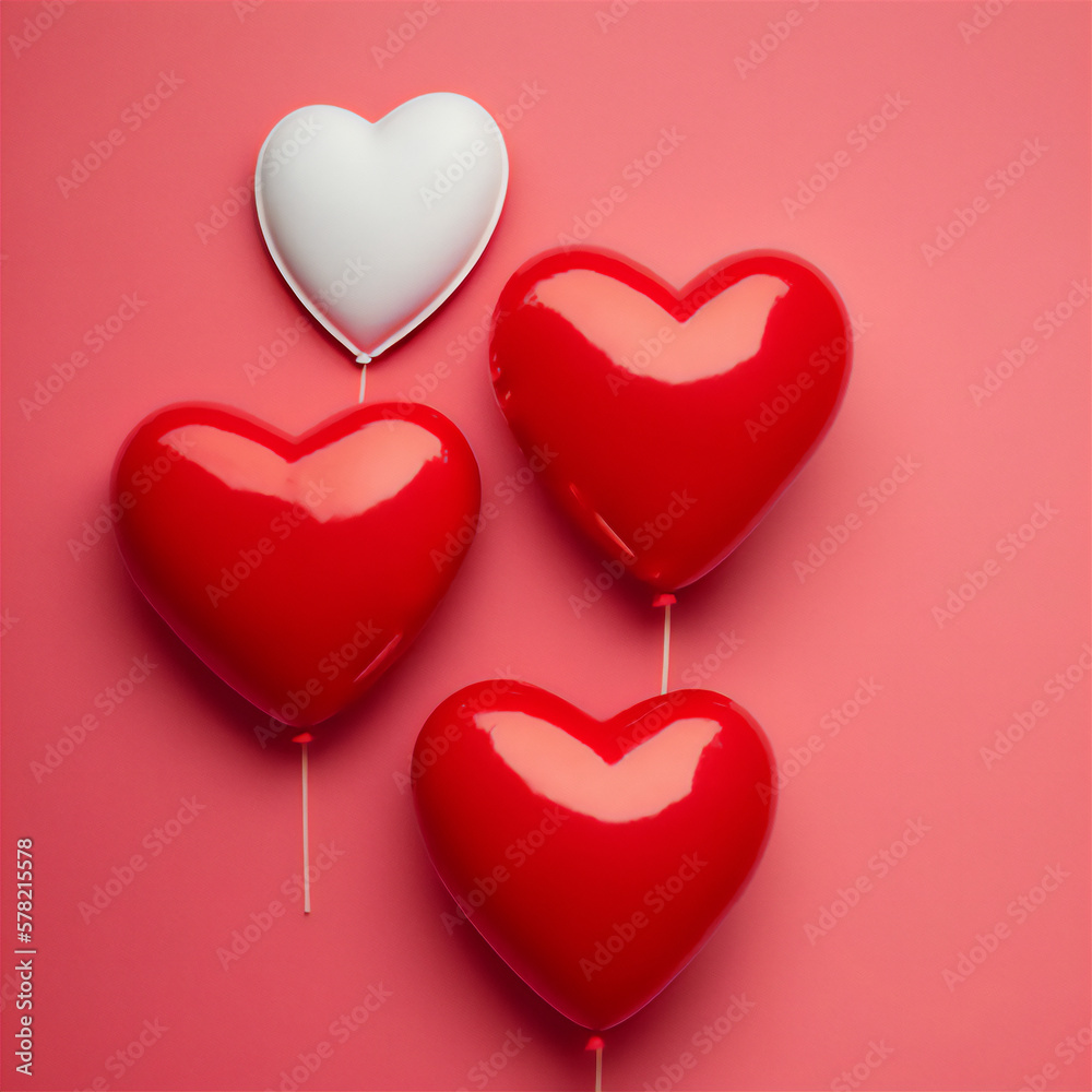 Vibrant Heart Illustration for Valentine's Day