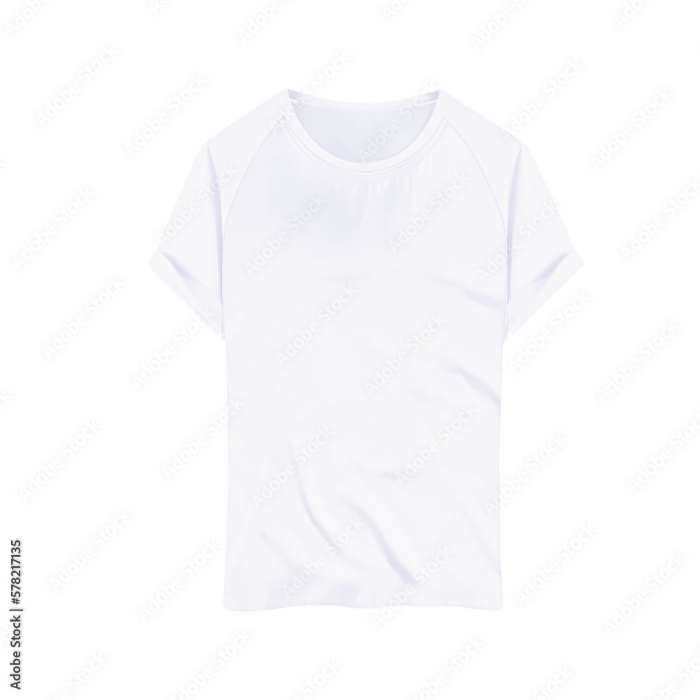 white t shirt isolated white t shirt isolated