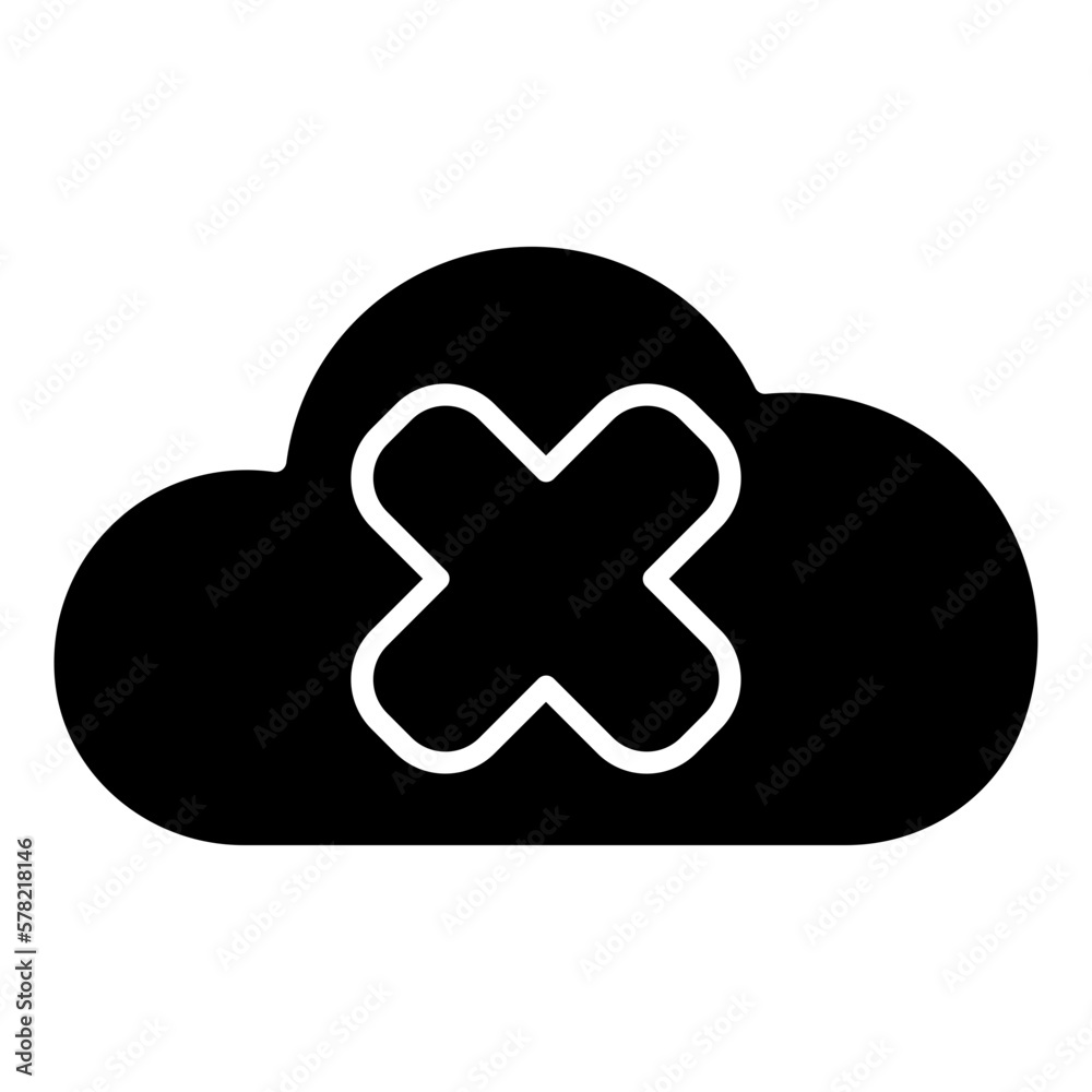 delete cloud computing icon delete cloud computing icon