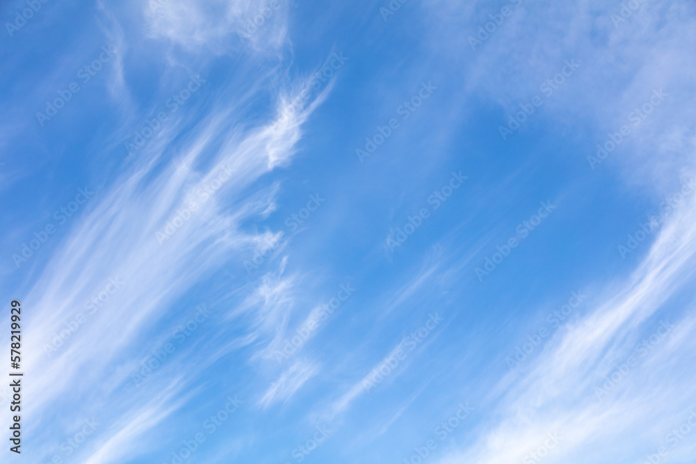 White clouds on the blue sky White clouds on the blue sky