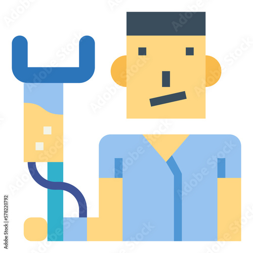 intravenous flat icon style