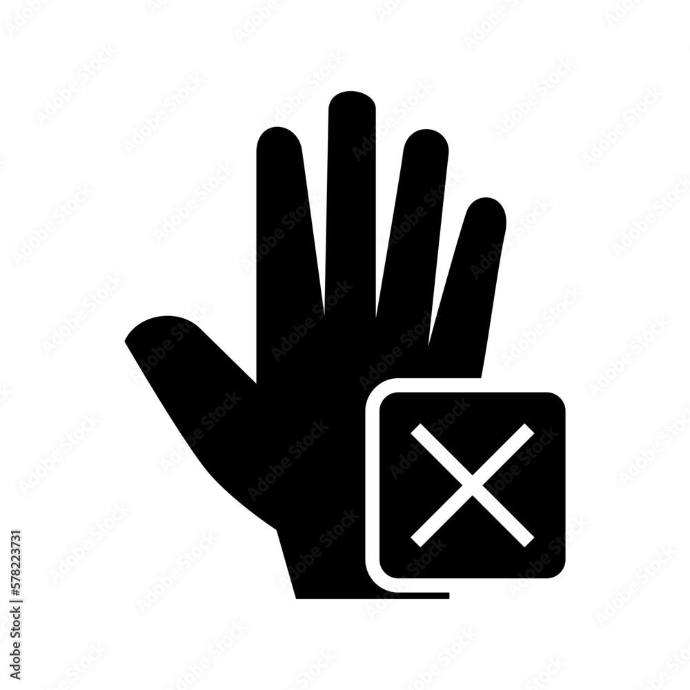 Obraz premium stop icon or logo isolated sign symbol vector illustration - high quality black style vector icons 