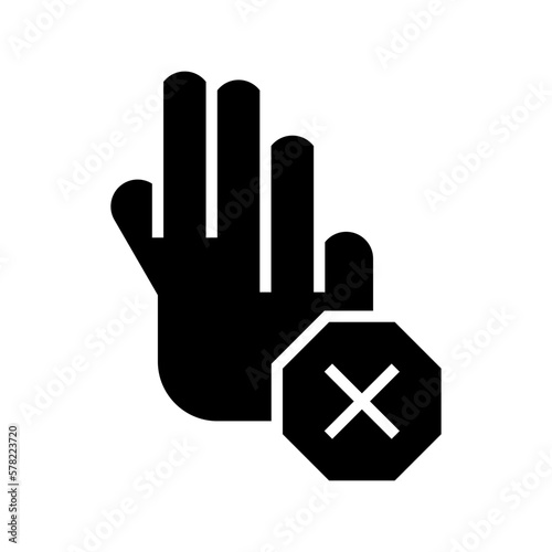 stop icon or logo isolated sign symbol vector illustration - high quality black style vector icons 