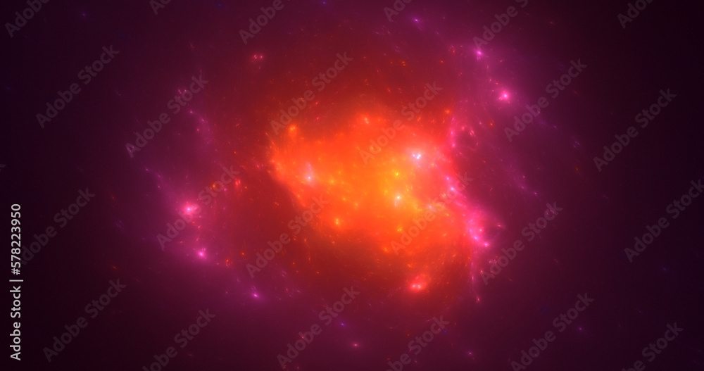 Fototapeta premium 3D rendering abstract fractal light background
