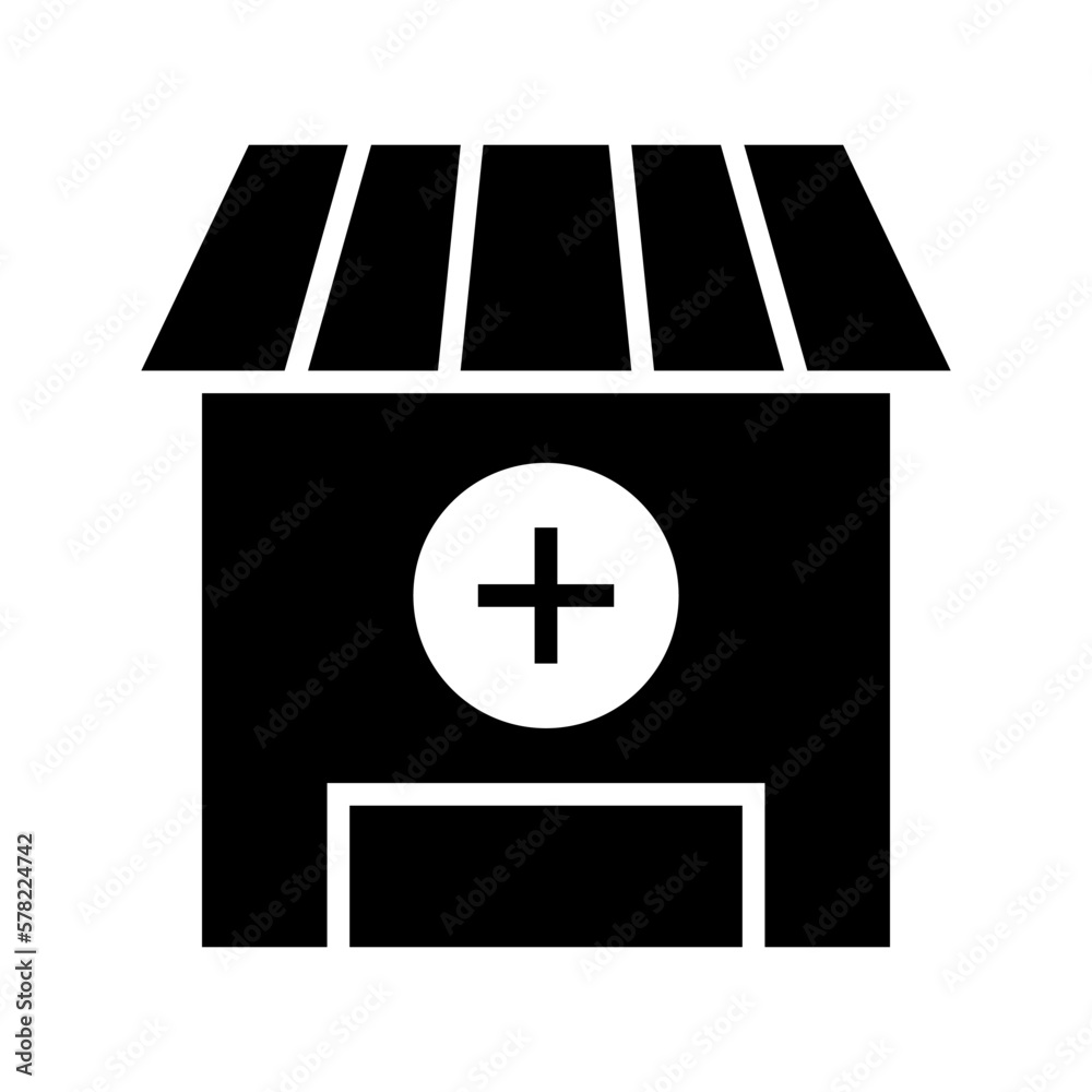 drug store icon or logo isolated sign symbol vector illustration - high quality black style vector icons
