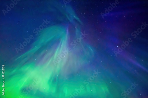Northern light!. Abstract natural background in north of Sweden.