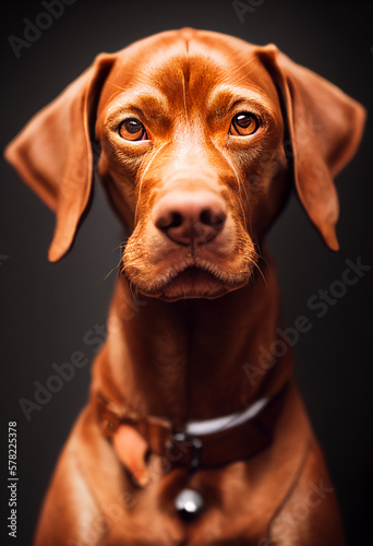 portrait of a dachshund