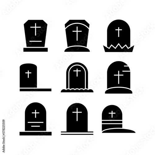 grave icon or logo isolated sign symbol vector illustration - high quality black style vector icons 