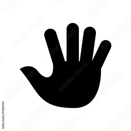 hand icon or logo isolated sign symbol vector illustration - high quality black style vector icons 