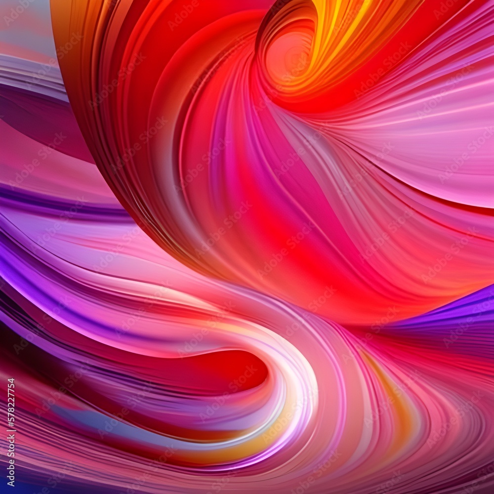Obraz premium abstract colorful waves 2