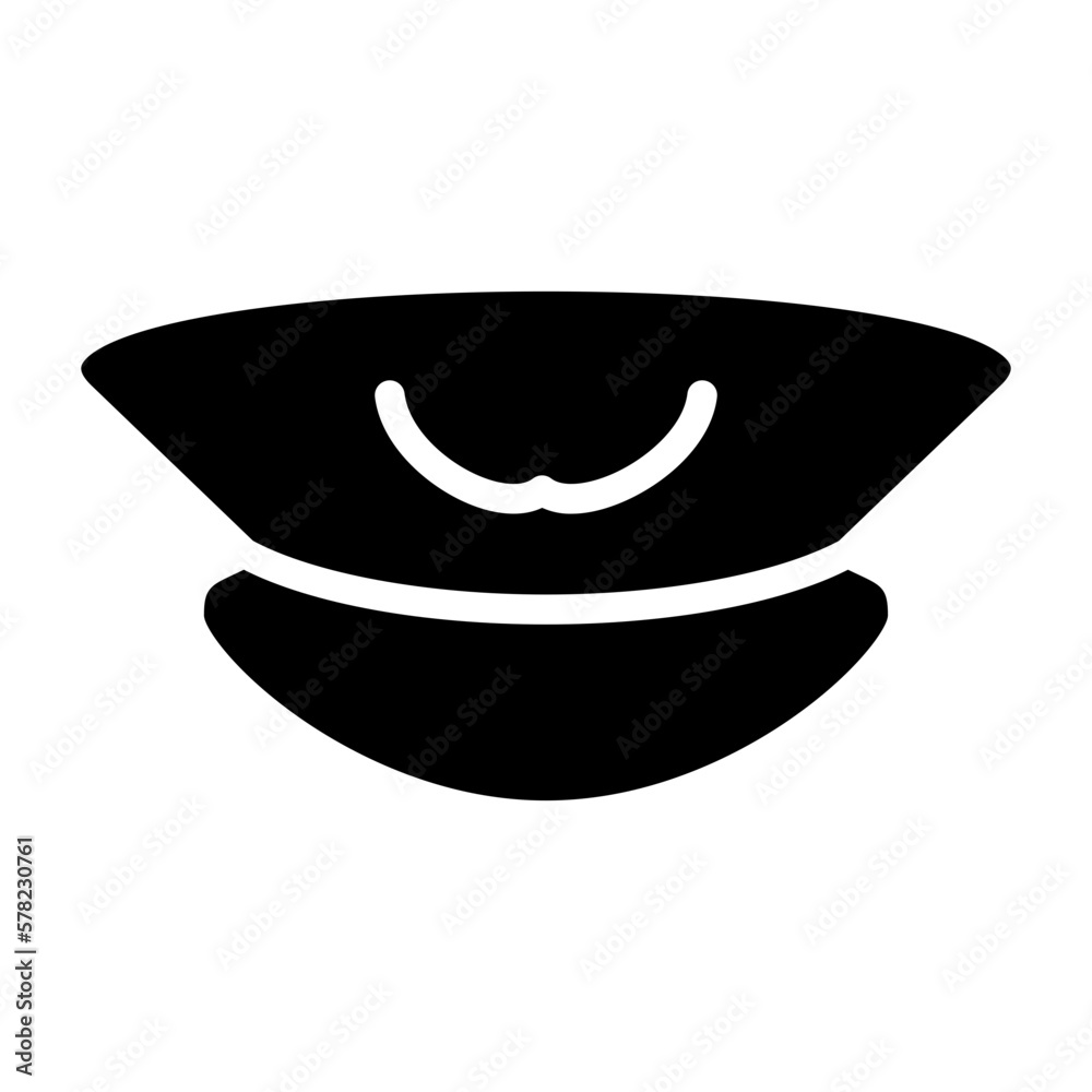 Fototapeta premium Vector Design Pilot Hat Icon Style