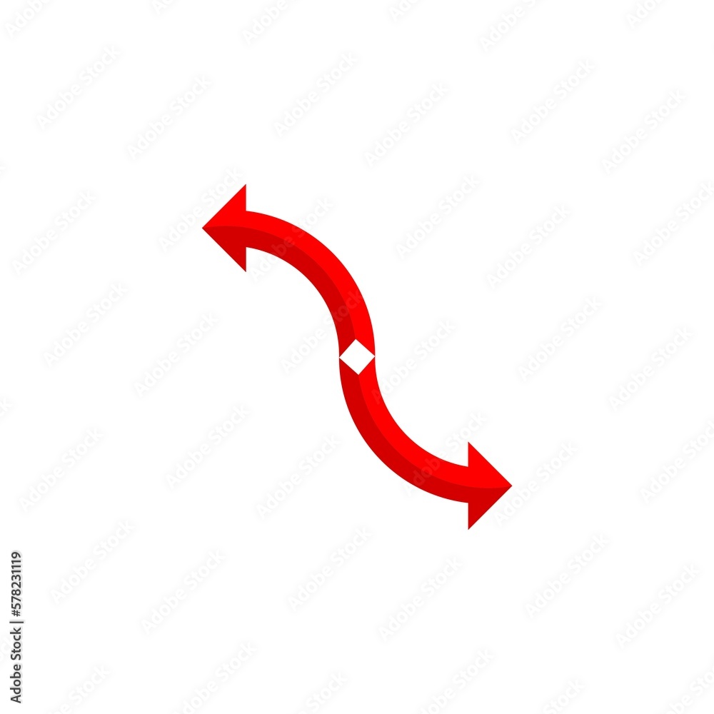 Arrow icon. Color arrow symbols isolated on white background Arrow icon. Color arrow symbols isolated on white background