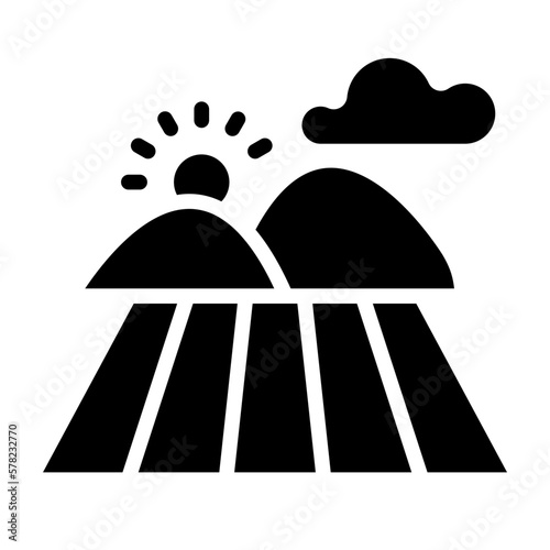 Vector Design Field Icon Style