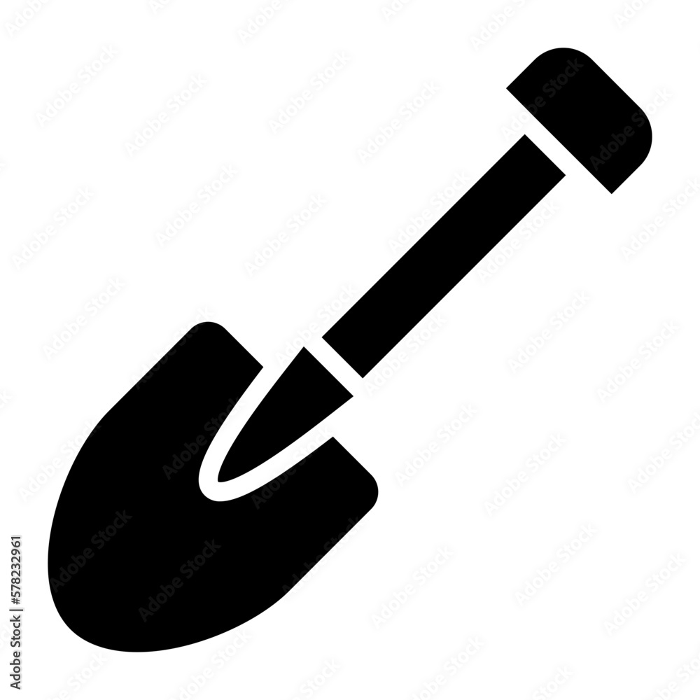 Vector Design Shovel Icon Style Vector Design Shovel Icon Style