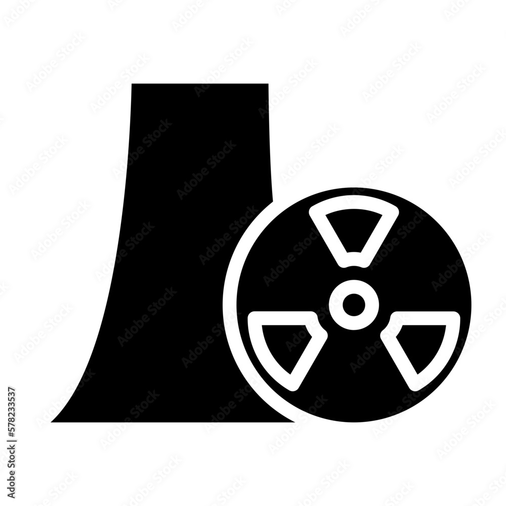 Vector Design Nuclear Icon Style Vector Design Nuclear Icon Style