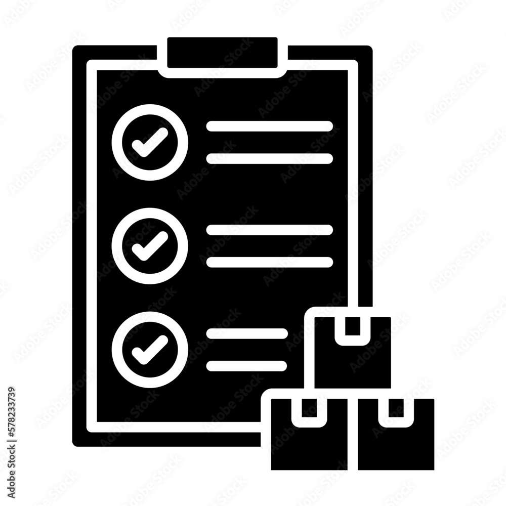 Warehouse Management Icon Style Warehouse Management Icon Style