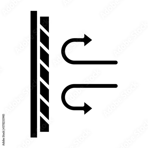 Windproof Fabric Icon Style