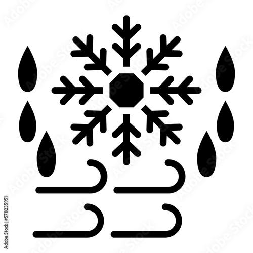 Vector Design Cold Wave Icon Style