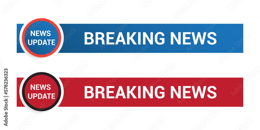 Set of Lower third template for TV banners, bars for live news and sport channels, streaming and broadcasting. Collection of lower third for video editing isolated on white background. Vector Set of Lower third template for TV banners, bars for live news and sport channels, streaming and broadcasting. Collection of lower third for video editing isolated on white background. Vector
