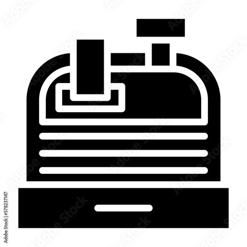 Vector Design Cashier Machine Icon Style