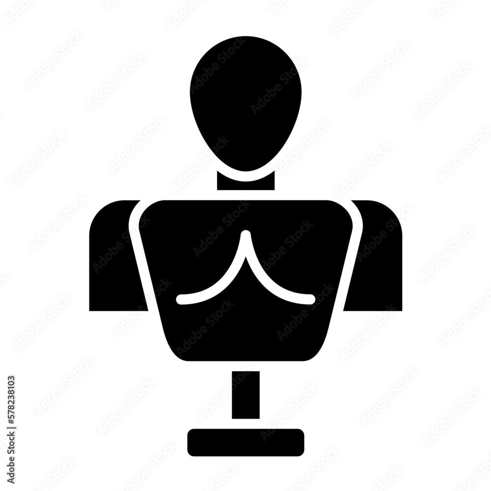 Obraz premium Sculpture Icon Style