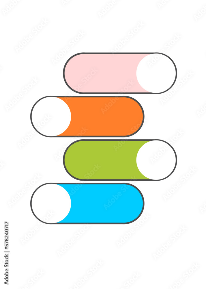 Infographic vector label with icon and four options step isolated on white background, ฺBar pattern for presentation business ideas banners workflow layout process diagram Infographic vector label with icon and four options step isolated on white background, ฺBar pattern for presentation business ideas banners workflow layout process diagram